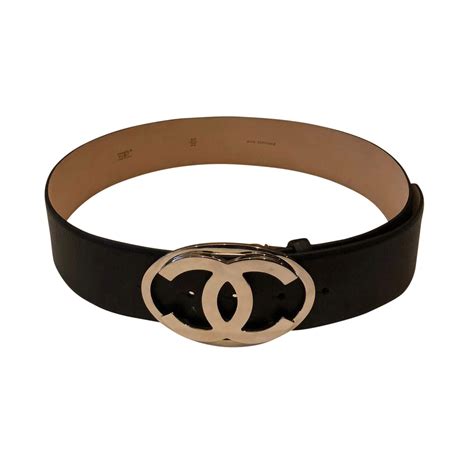 chanel black ladies belt|chanel belt original.